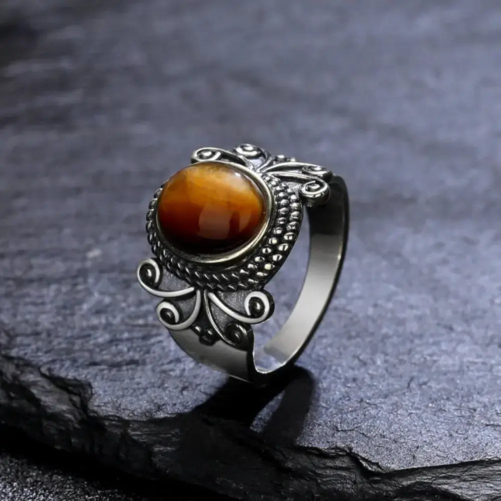 Accessorize with Grace: Enhance Your Look with Ladies Tiger Eye Rings