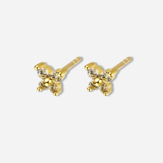 Amani Birthstones Butterfly Stud Earrings  Stud Earrings J’Adore Jewelry November-Citrine