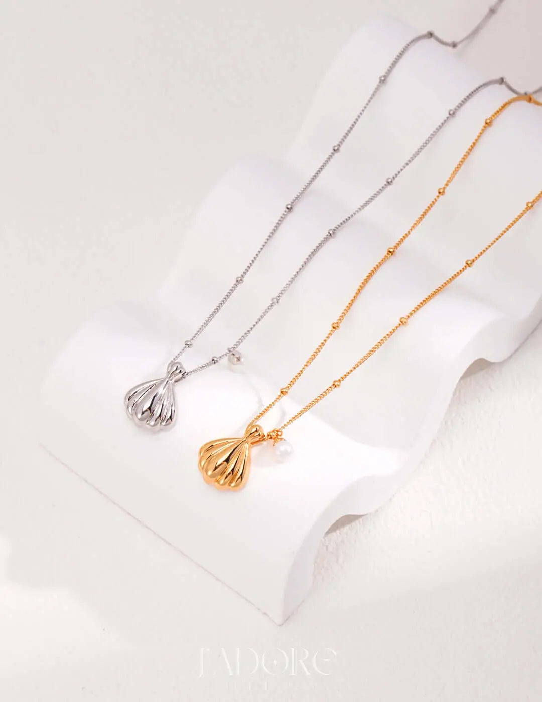 Ariel Shell Pendant Necklace - J’Adore Jewelry