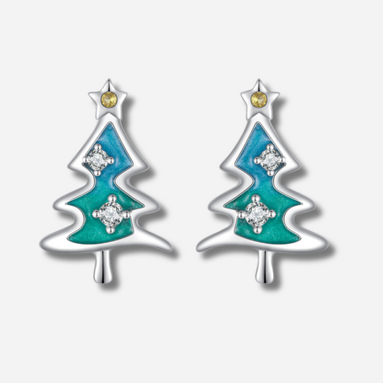 Bianca Christmas Tree Stud Earrings