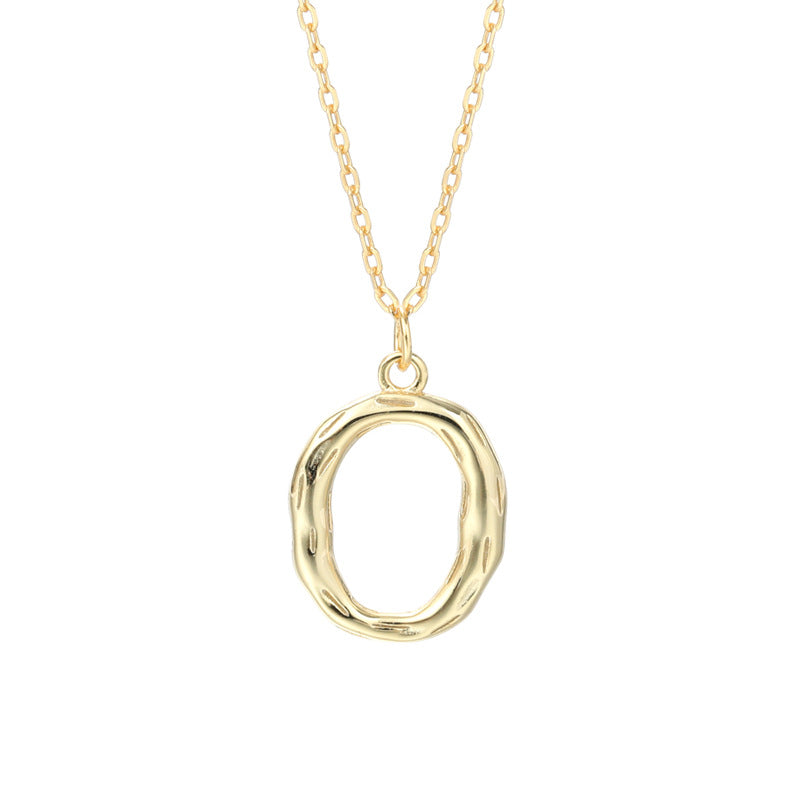 Kaia Bubble Initial Letter Necklace  Pendant Necklace J’Adore Jewelry