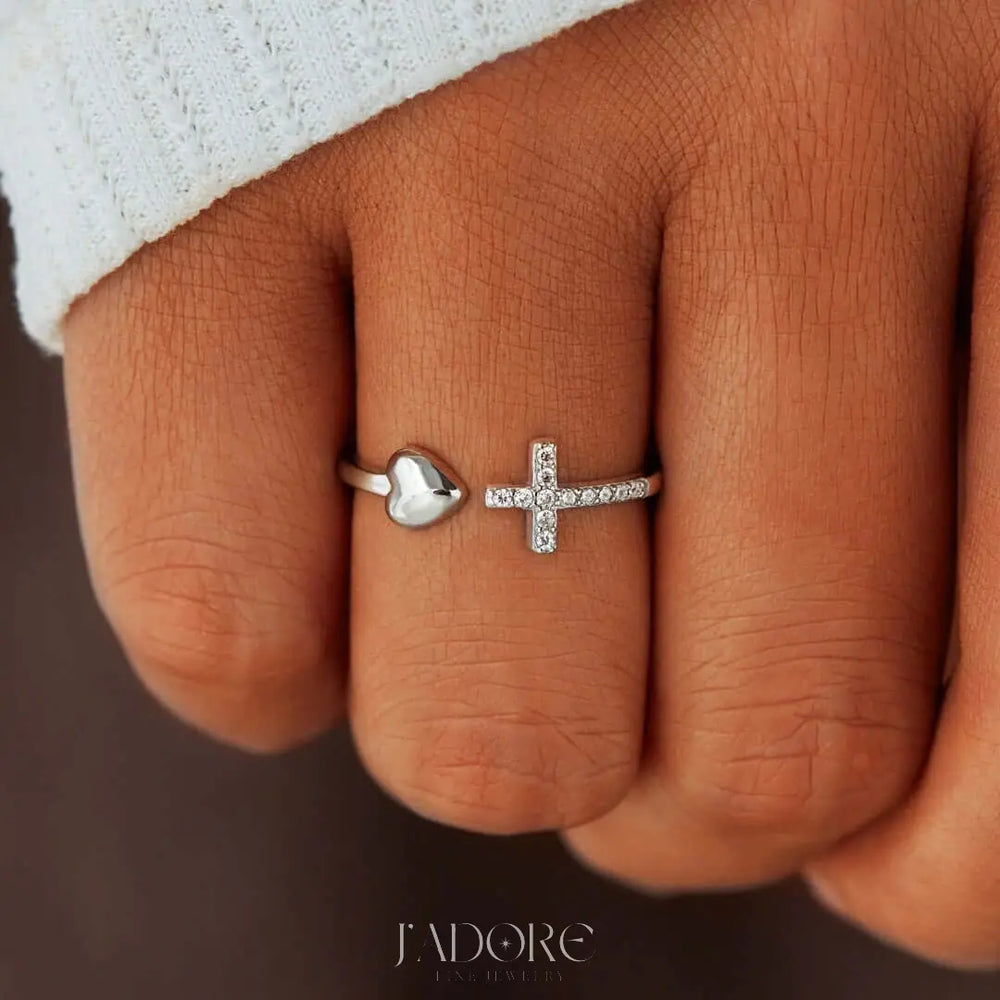 Cheryl Love Cross Ring - J’Adore Jewelry