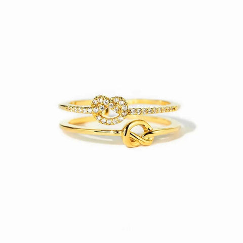 Ella Double Knot Ring - J’Adore Jewelry