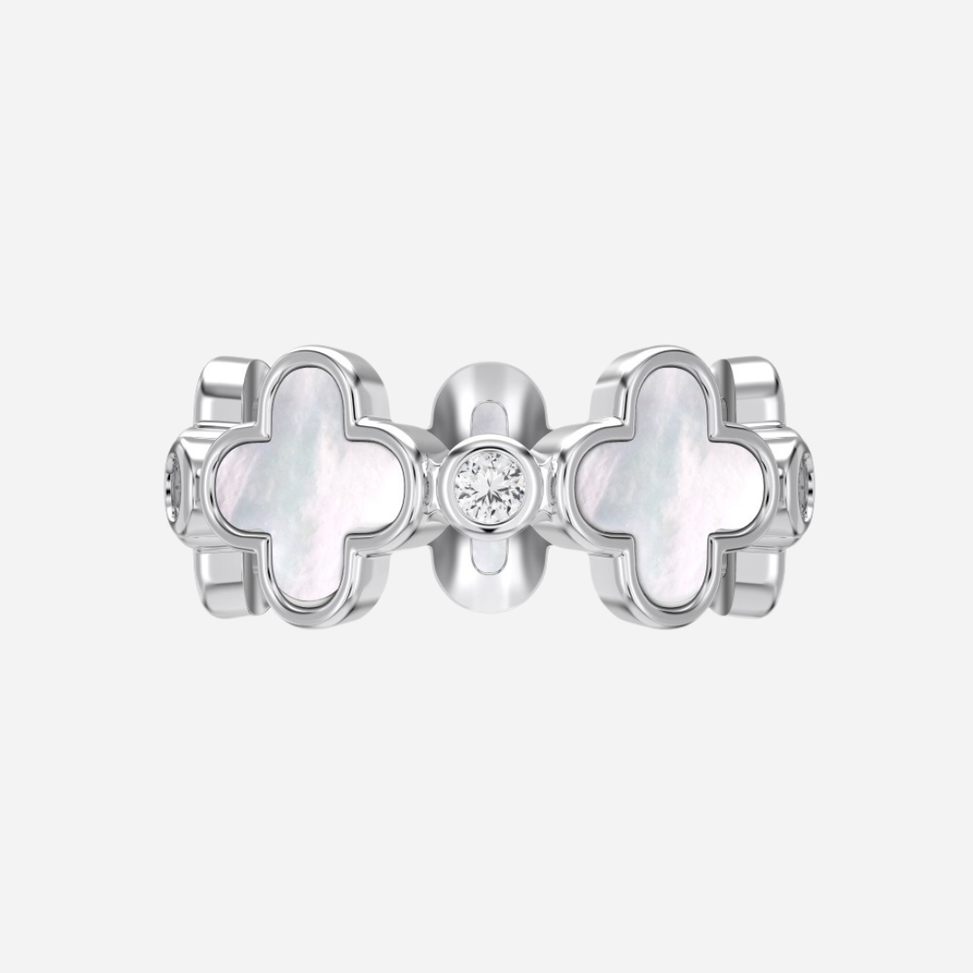 Evangeline Clover Ring  ring band J’Adore Jewelry