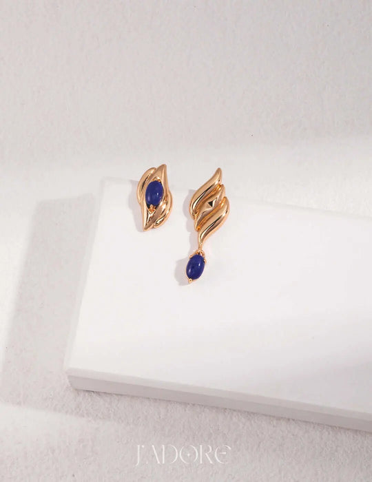 Lazurite Antiquity Earrings - J’Adore Jewelry