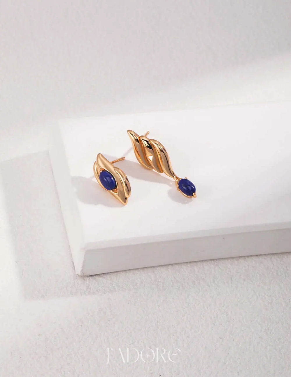 Lazurite Antiquity Earrings - J’Adore Jewelry