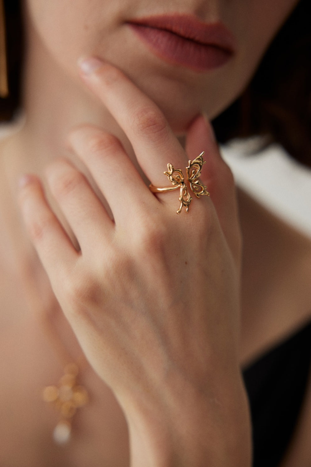 Letitia Butterfly Ring  Open Ended Ring J’Adore Jewelry