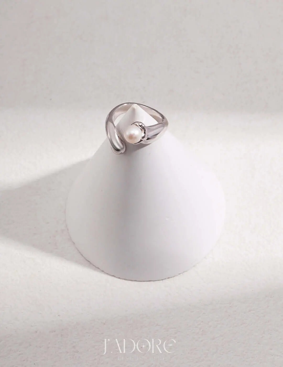 Natural Pearl Open Ring - J’Adore Jewelry