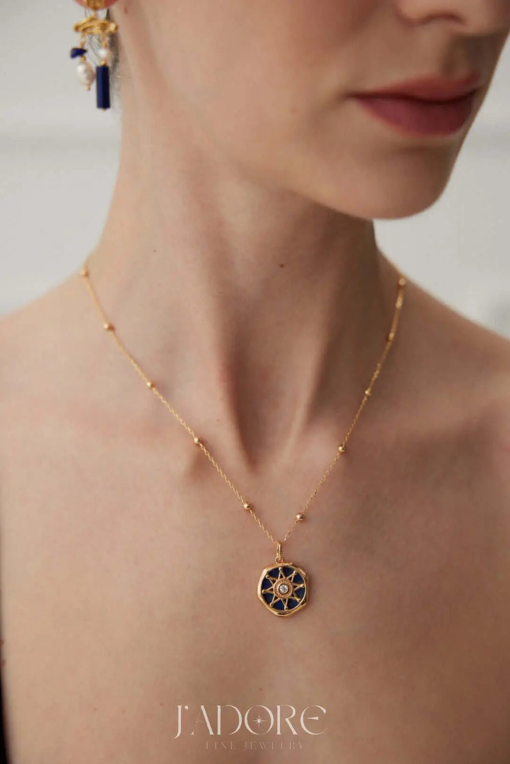 Salome Wheel of Life Necklace - J’Adore Jewelry