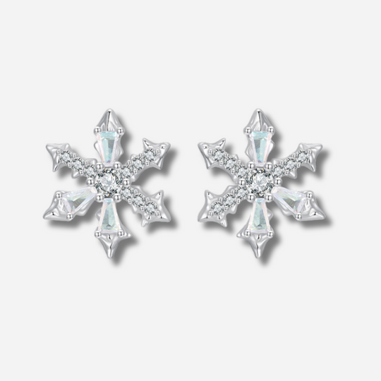 Snowflakes Stud Earrings  Stud Earrings J’Adore Jewelry