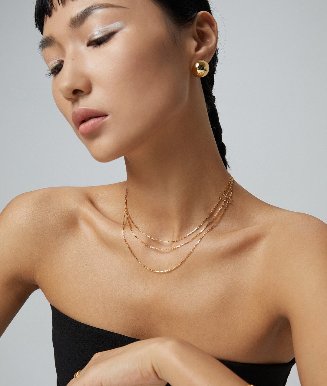 Basic Layered Necklace  Layered Necklace J’Adore Jewelry