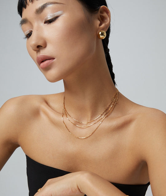 Basic Layered Necklace  Layered Necklace J’Adore Jewelry